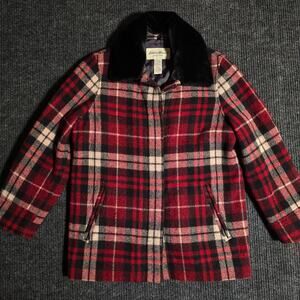 Vintage 90s Eddie Bauer Wool Coat. Womans small